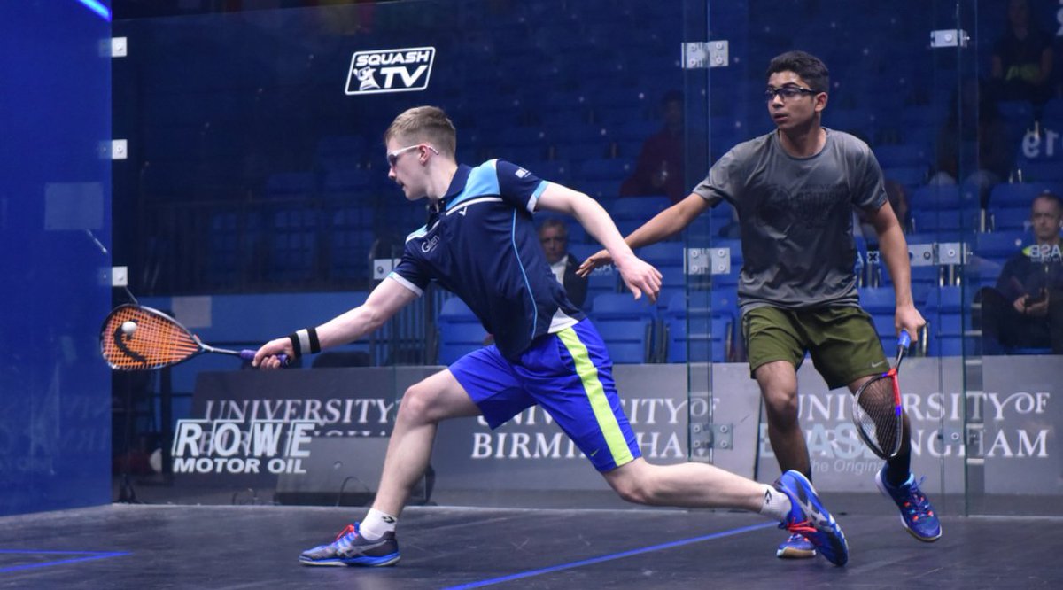 @IrishSquash <a href="/DunlopSquash/">Dunlop Squash</a> Solid 3-0 win for Denis, he plays last 16 later ...