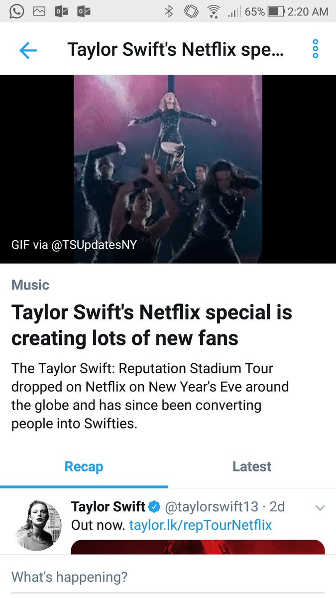 GoldenAge_31's tweet image. Trending articles like this, is what I like to see!! #repTourNetflix #GOTAY ✨🎉✨🎉