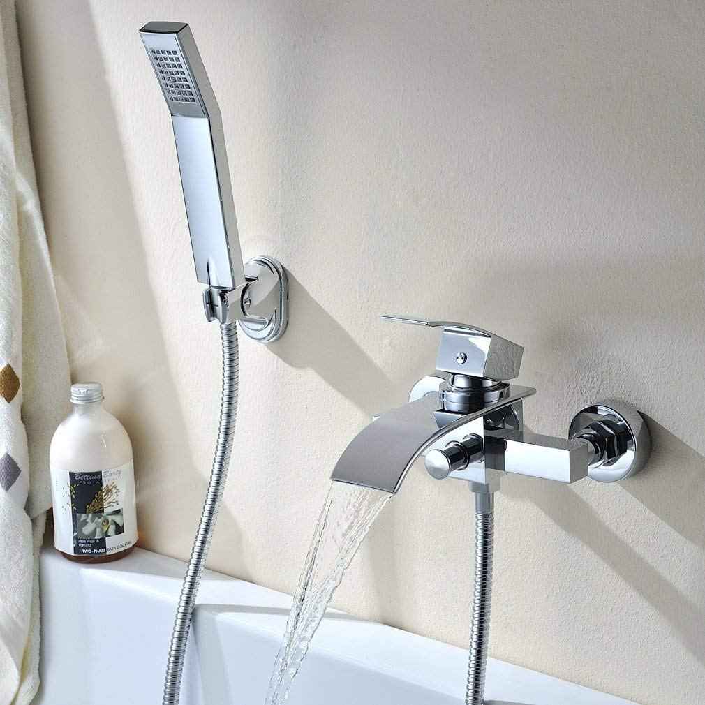 TopBonade's tweet image. BONADE Duschset Regendusche Chrom Duscharmatur Wasserfall Wannenarmatur Badewanne Badewannenarmatur edelstahl mit Handbrause für Badezimmer bonade.de/product/bonade…