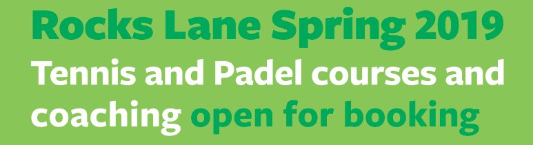 A great way to start Jan! Get on the court! Even try a new sport and pick up a #padel racquet! Simply call or email today #bishopspark #playlearncompete