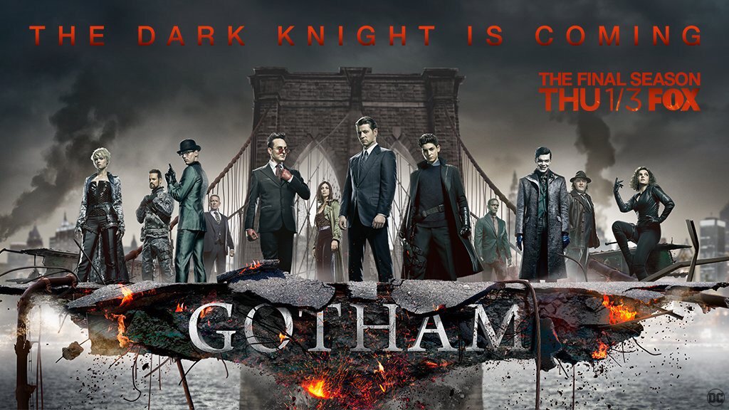 actu_serie's tweet photo. #Gotham commence sa saison 5 aujourd’hui https://t.co/lmAC4niiXC