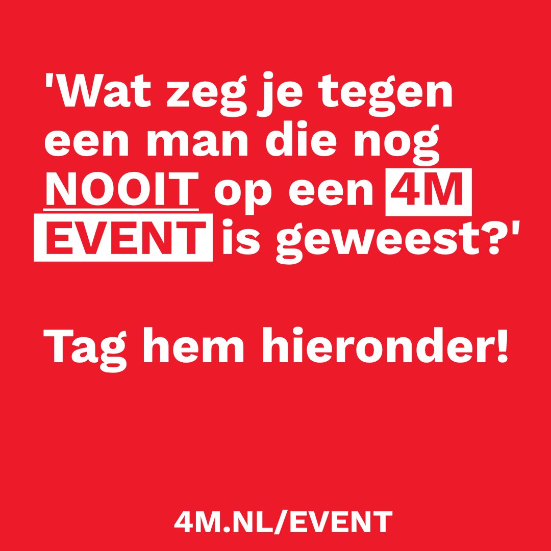 #4Mevent #mannen #realmen #tag #tagjevrienden #bestwaytostart2019
