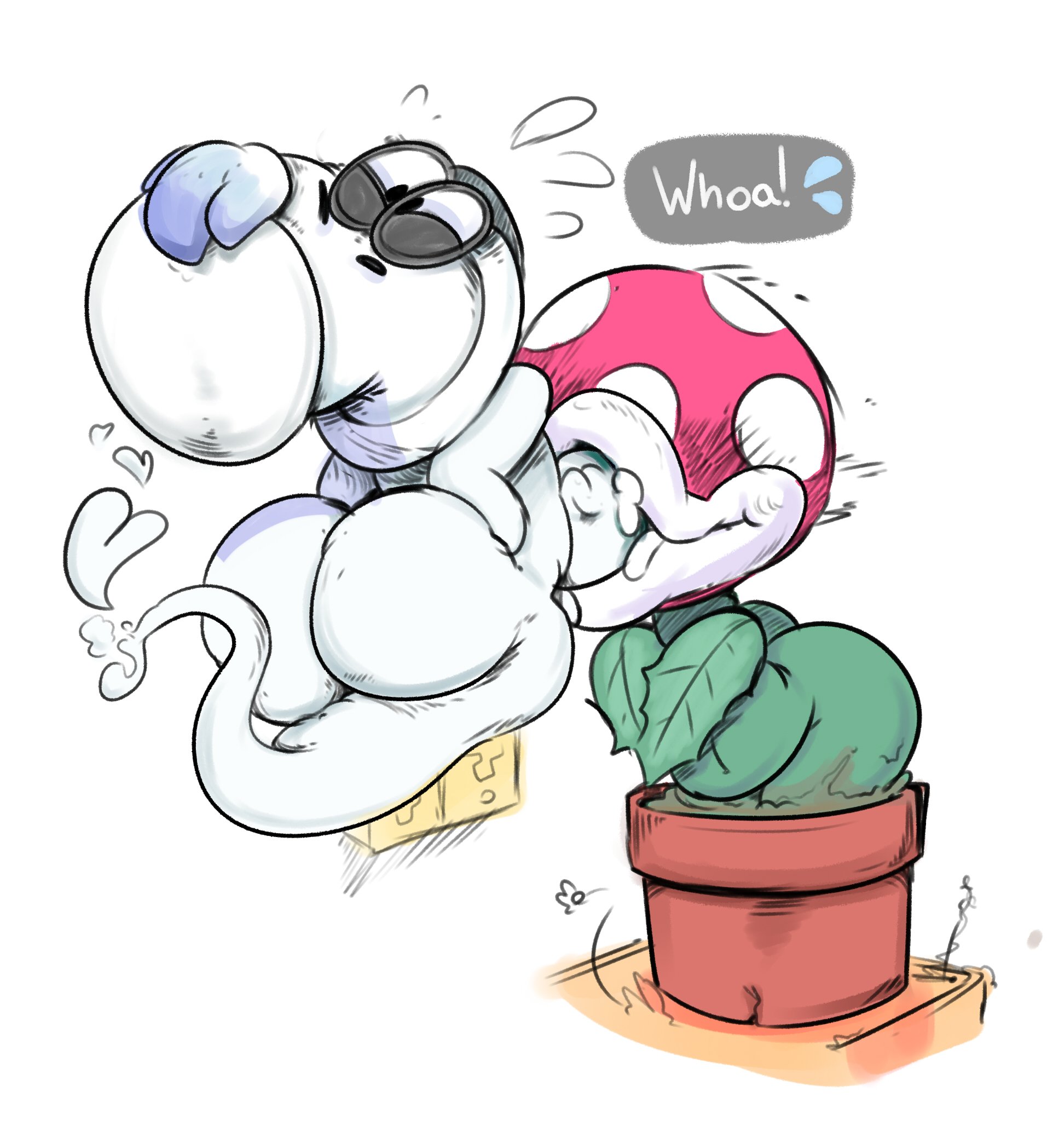 Cappy wants to stay in Wooden Kingdom, there are some lovely Piranha plants...