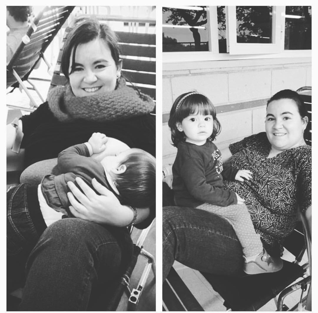 Entre la imatge de l'esquerra i la de la dreta ha passat un any. Dues fotos fantàstiques de la <a href="/Laura_caparroz/">Laura 💛🎗️</a> amb la seva petita que ens serveixen per recordar-vos que 6 mesos després del part ja es pot #donarsang fins i tot fent lactància materna ❤️ bit.ly/OnDonarSang