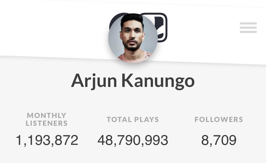 Over a million people listen to my songs on @JioSaavn every month! Are you following me there?