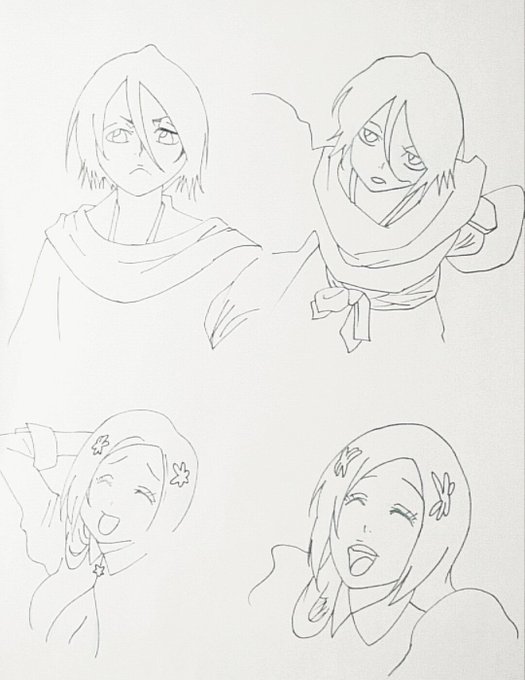 BLEACHの模写練習その5,6!! 