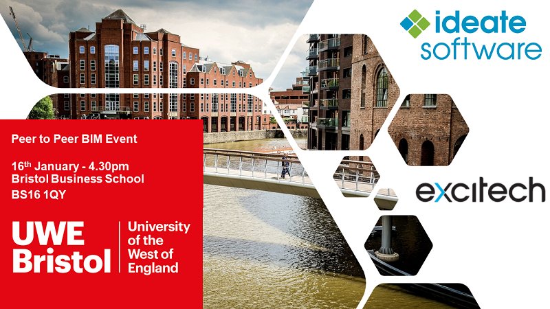 IdeateSoftware's tweet photo. Calling all #RevitUsers in Bristol - Join us for the next Peer to Peer #BIM event at the University of the West of England @UWEBristol for a joint presentation with @Excitech_Ltd on Revit Data Management Tips and Tricks - https://t.co/pW3FfTXzg1 https://t.co/vyVJqduSdG