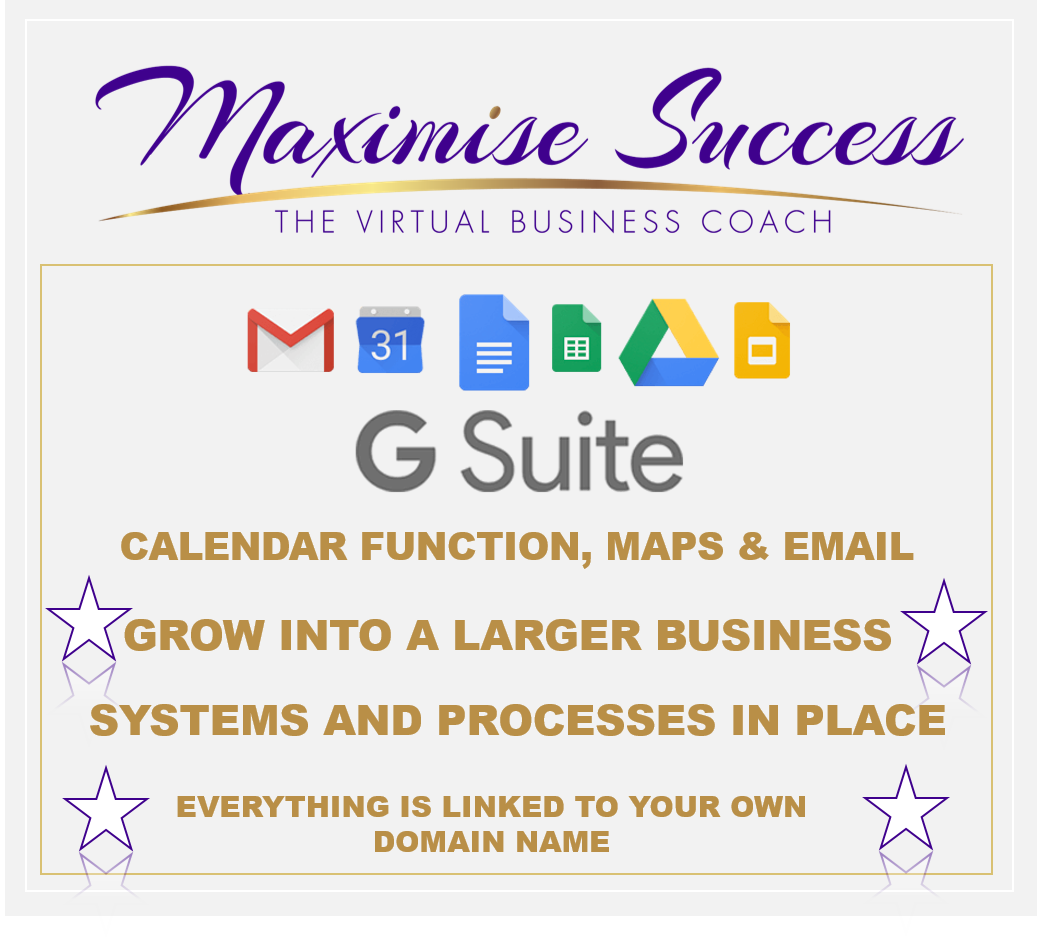 MaximiseSuccess's tweet photo. GSuite gives you all the flexibility of using Google but everything is linked to your own domain name. 💻
Start this 7 part video series for FREE today📽 ......
https://t.co/vOB7nGDg7A
#gsuite #onlinecoach #marketing https://t.co/U6b0UaOlOD