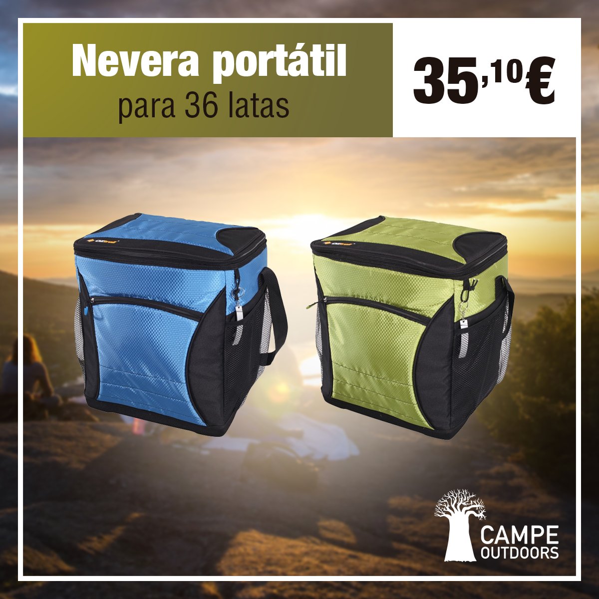 Lo mejor para mantener tus bebidas frías cuando sales de camping ⛺En la nevera portátil caben 36 latas y hielo ✅👌

Producto en la web 👉 bit.ly/CO_neveraporta…

#camping #nevera #aventura #acampada #bebida #utensilios #accesorios #campeoutdoors #Montana