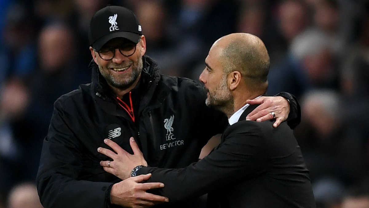 Football Tweet ⚽ on Twitter: "🗣Pep Guardiola: “Liverpool are the best team in the world right now.” 🗣 Jürgen Klopp: “Manchester City are the best team in the world.” https://t.co/a3N840IIrO" / Twitter