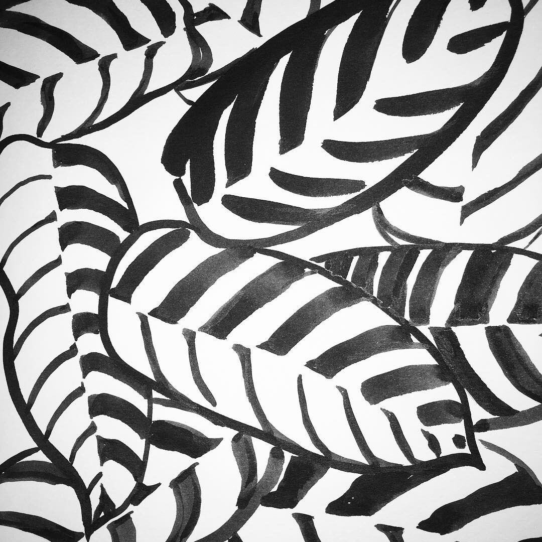 LouiseKirby_'s tweet photo. Day 3 of Fun A Day where I am playing with pattern inspired by nature. Drawing leaves today, love the lines and juxtaposition of pattern.
#funaday2019 #funaday #inspiredbynature #louisekirby
#printandpattern #illustration #surfacepatterndesign #textiledesigner #inkdrawings https://t.co/dANPe3CNtB