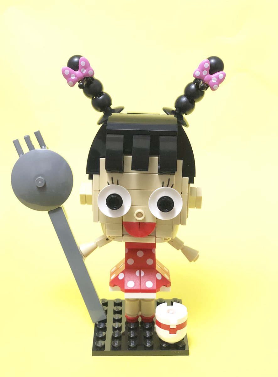 ট ইট র Piro レゴでスガキヤのスーちゃん作りました 名古屋のラーメンチェーンのキャラクターです ちと黒目が小さいですが 可愛いでしょ こわいw レゴ Lego スガキヤ