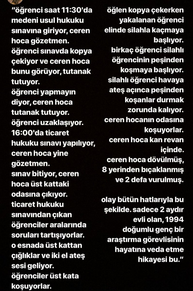 sezerkivanc's tweet photo. Mafya dizilerinin, silahlı külahlı gençliğe övgüler dizilmesinin, lümpenliğin, hukuksuzluğun bizi getirdiği nokta. Çok acı verici... #CerenDamar https://t.co/I58OMfnhfr