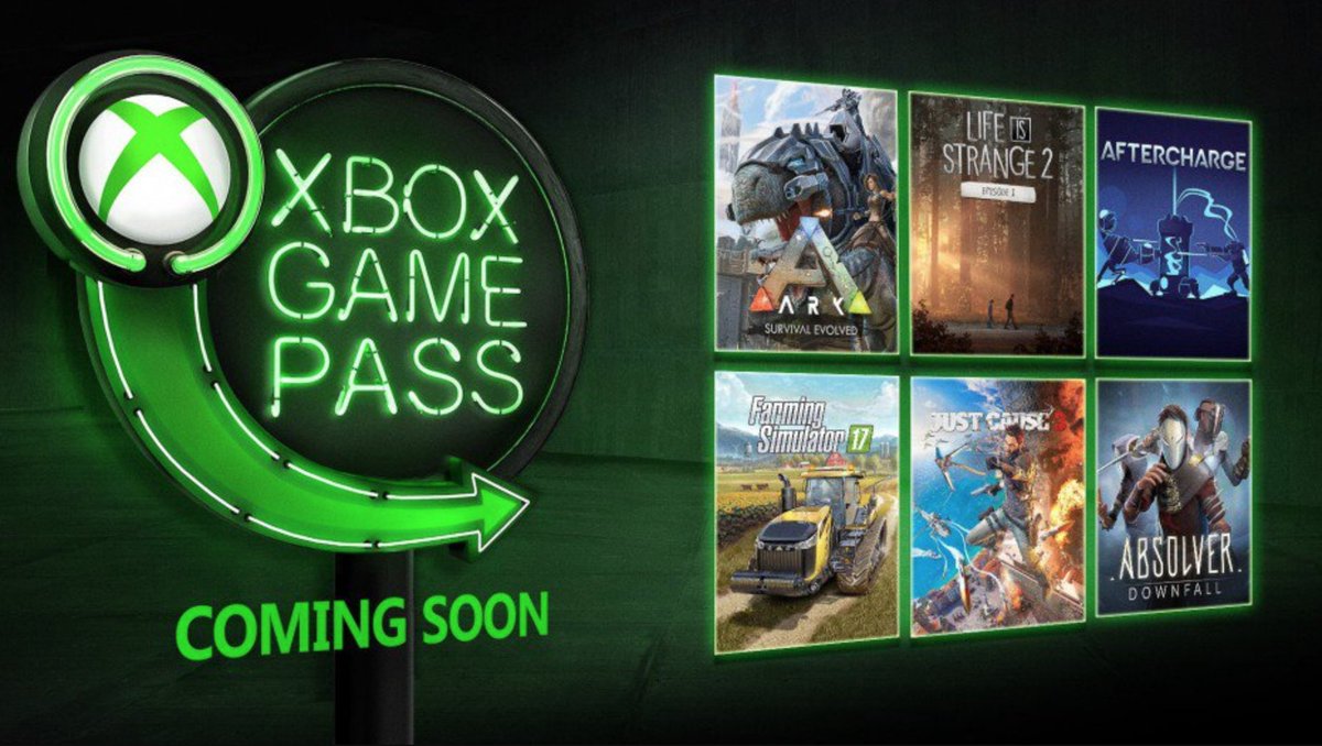 xboxuk's tweet photo. Just Cause 3, Life is Strange 2, Ark: Survival Evolved, and more come to #XboxGamePass this January 🎮 https://t.co/1wep2Bj9TX