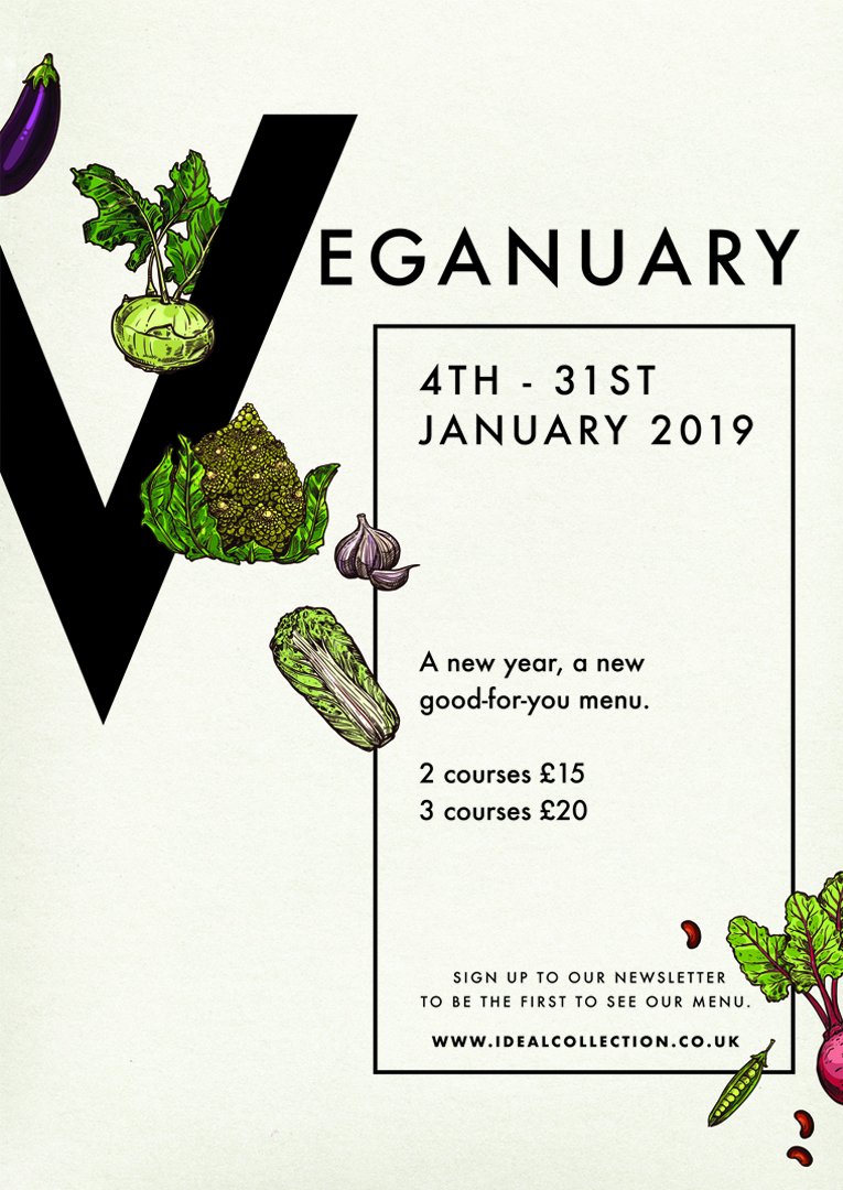 For a happy, healthy start to 2019, be sure to come and try our new good-for-you menu, exclusively for Veganuary - landing 4th January. Sign up to our newsletter to be the first to see our delicious, nourishing menu: bit.ly/2BUvuAA

#Veganuary2019 #Veganuary #Vegan