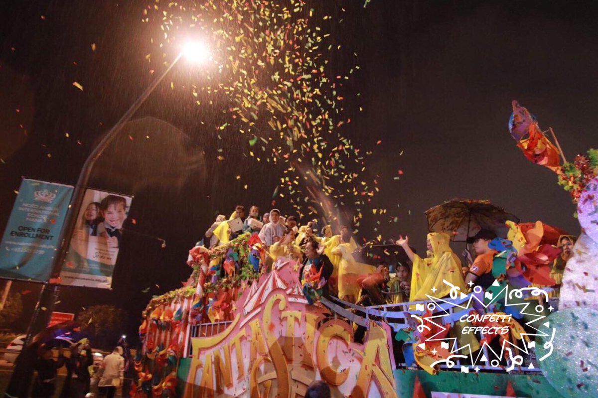 StarCinema's tweet photo. Maraming salamat sa Confetti Effects, para sa #Fantastica confetti at the recent #FLOATastica MMFF Parade! โจ๐ช https://t.co/PlGwtKxpGb