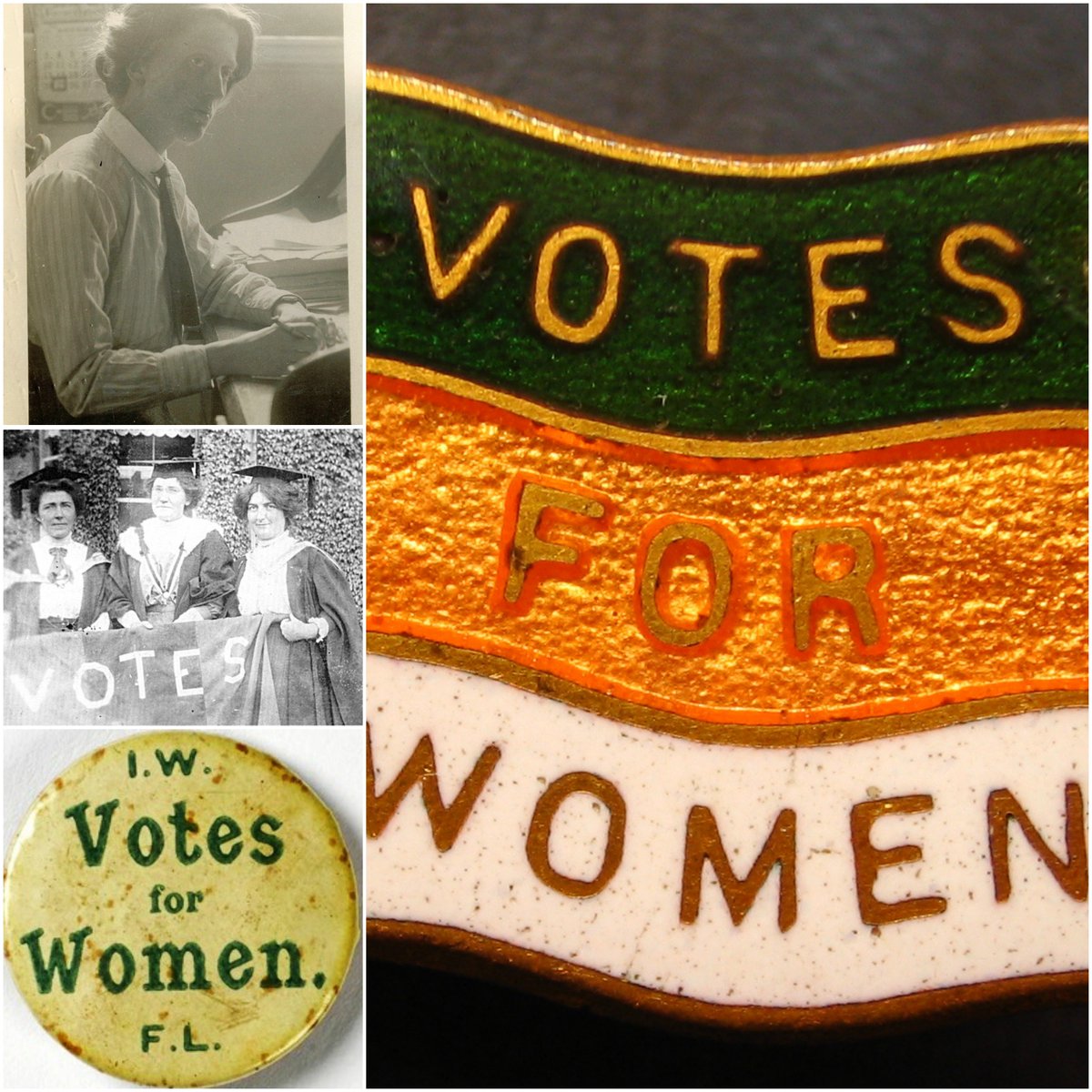 Curated by #CorkCountyLibrary's #LocalStudies team, 'Making their mark: #Women’s Road to #Franchise', is a fantastic exhibition detailing the background to the #suffrage movement in #Ireland & Britain.
On display at #CobhLibrary til Sat. 12th January, it's a must see! 
#votail100