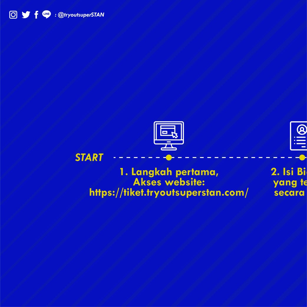 tryoutsuperstan's tweet photo. Hallo SuperSTANer 
.
Kalian masih bingung gimana caranya daftar @tryoutsuperstan , nah ini alur pendaftaran @tryoutsuperstan kalian bisa langsung akses https://t.co/ryZWxLhoDR dan ikuti langkah-langkahnya yaa :)
.
Info lebih lanjut bisa hubungi :
Line@ : @tryoutsuperstan https://t.co/Pc26hkHvZ1