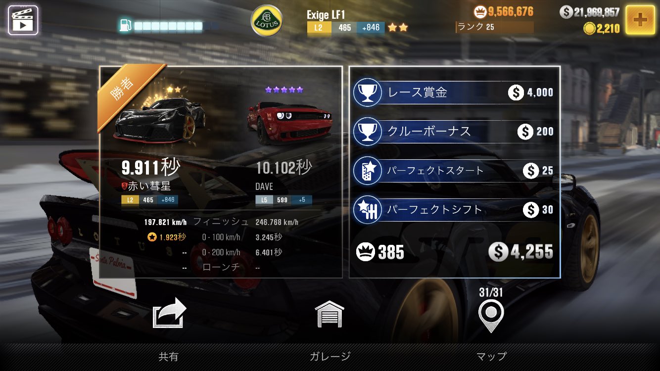 赤い彗星 Csr2 Pcクリアタイム Csr2