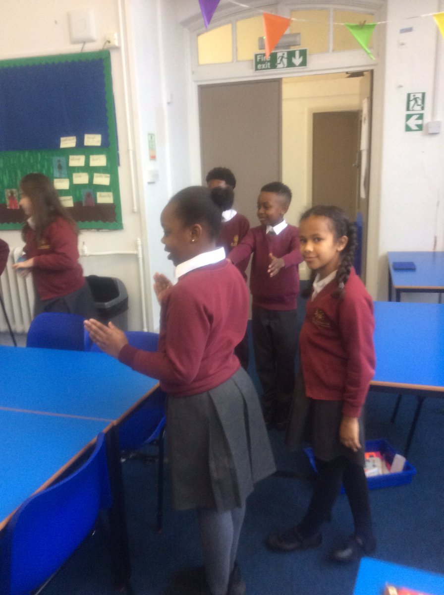 St_JamesYear4's tweet image. 4 Ghana using computing language to instruct their partner robots on how to navigate their way around the classroom. #codingday