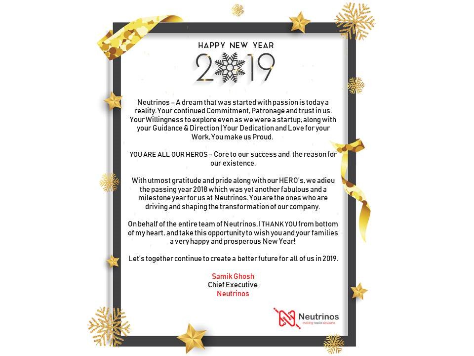 samikg35's tweet photo. Wishing all of you and your loved ones, a wonderful 2019! #HappyNewYear2019 #TeamNeutrinos https://t.co/ArD0JpodQh