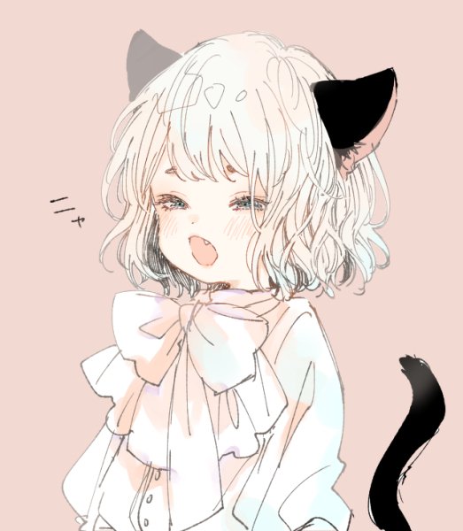 ヤマグチ かわいい女の子の描き方を模索していました 猫耳は外せませんでした 明けましておめでとうごさいます今年も宜しくお願いします T Co 1ejop7esf9 Twitter