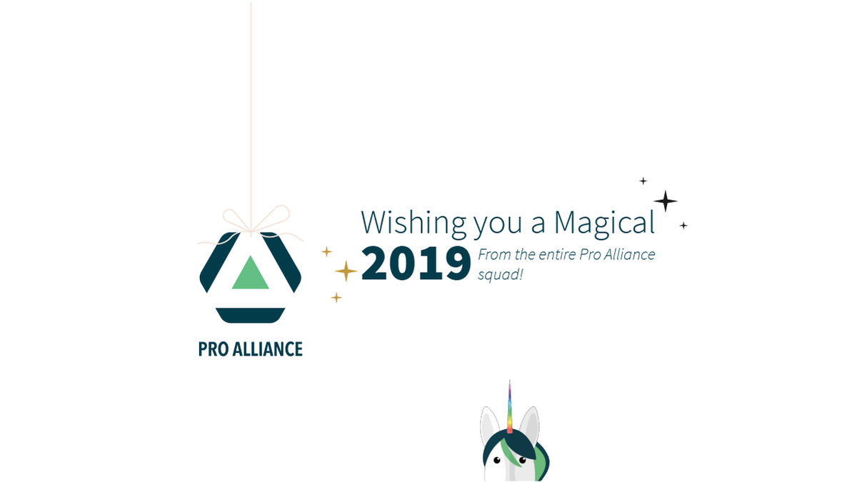 ProAlliance_io's tweet photo. Our best wishes to you and your loved ones! And may 2019 bring us all many more exciting moments. Thank you for being a part of our journey!

#happynewyear #happynewyear2019 #happyholidays #proalliance #PALteam https://t.co/yQpwq9n3TE
