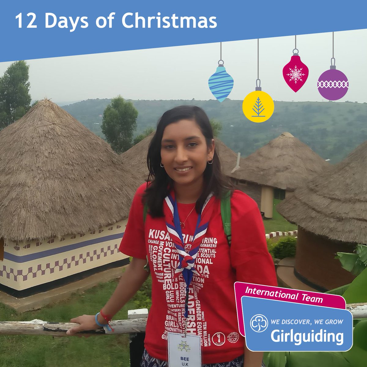 On the eighth day, <a href="/BijalRama/">Bijal Rama</a> attended the @wagggs_world 'Leading for her World' training at Kusafiri in Uganda. She will deliver training to girls &amp; young women at Juliette Low Seminar next year! To participate in #JLS2019, ask your local Region. #GlobalGuiding #InspireGirls