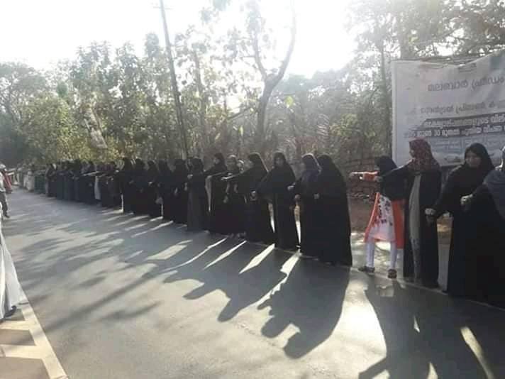 A Woman-wall challenging traditions at #Sabarimala, was engineered by CPIM govt today to counter the lakhs of hindu women who protested the verdict.

The wall was useful. It fully exposed the panic & hate, craftily hidden by certain people till now.