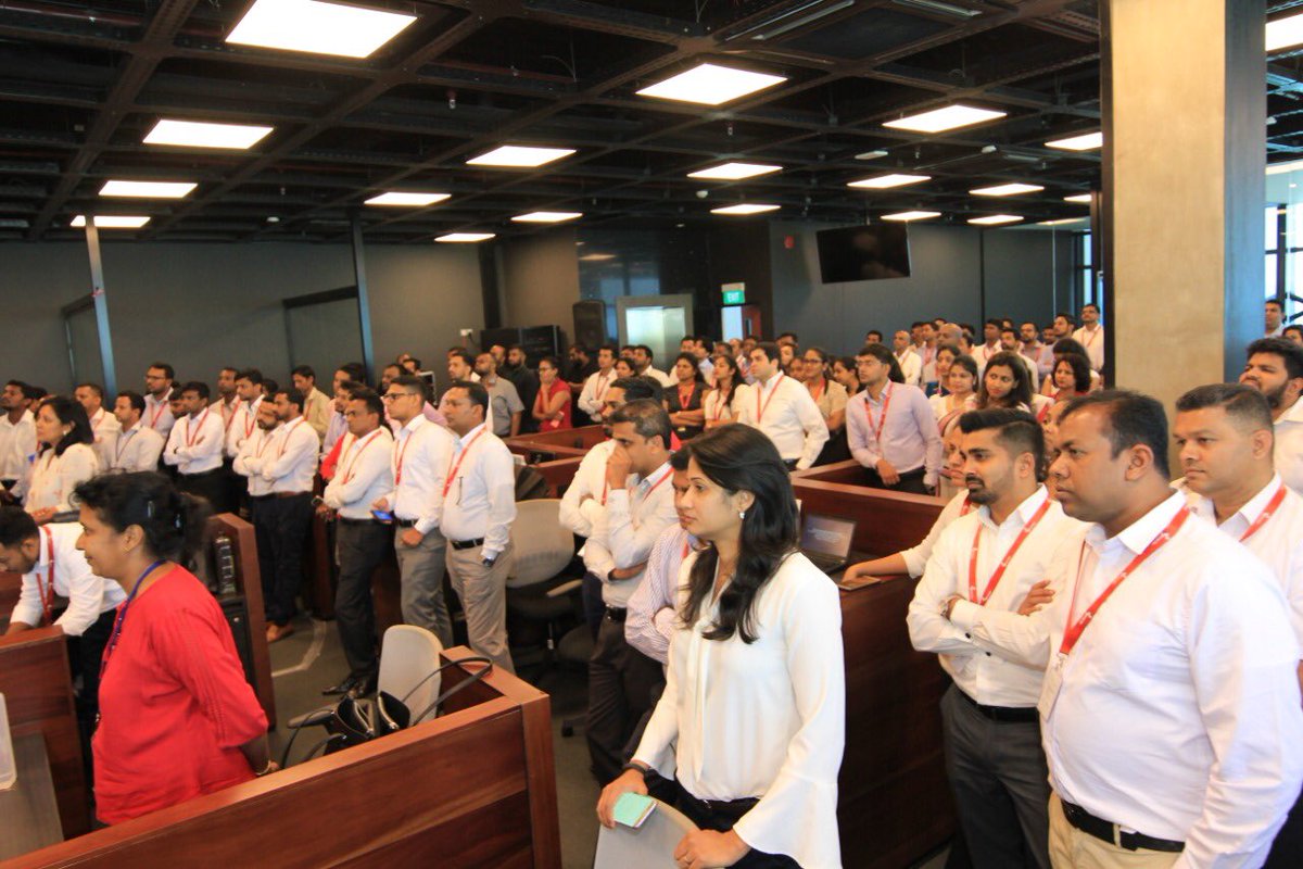 BrandixLanka's tweet photo. Today was a special day for all of us at Brandix. We stepped into the new year with great hope and determination to make 2019 one of our best years yet! Here's a few moments of our New Year celebrations at the Brandix Head Office.
#HappyNewYear #Hello2019 #LifeAtBrandix #NewDay https://t.co/0Zsnhw6WFh