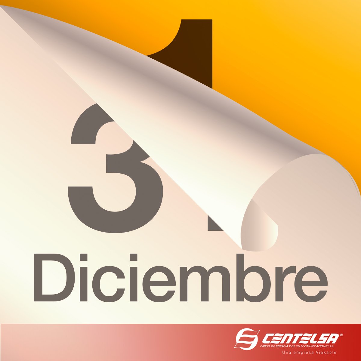 CentelsaCables's tweet photo. Tenemos 12 meses, 52 semanas y 365 días para retarnos y cargarnos de la mejor energía 🙌🏼✨¡Empecemos a darnos la oportunidad de cumplir nuestros sueños! #CENTELSA #SoyEnergíaCENTELSA https://t.co/hWmSz28VnG