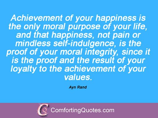 pedevilliers's tweet photo. Achievement of your happiness is the only moral purpose of your life, and that happiness, is the proof of your moral integrity, since it is the proof and the result of your loyalty to the achievement of your values.
#HappyNewYear #values #PersonalBrand https://t.co/RLdxdKsQ4M