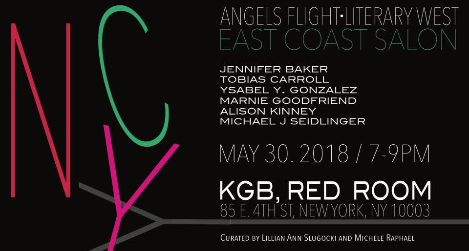 michelebraphael's tweet photo. In May, I co-curated @AFLWMag’s East Coast Salon @KGBBarRedRm with @laslugocki. The bar was overflowing for readings by @jbakernyc, @TobiasCarroll, @YsabelYGonzalez, @mgoodfriend44, @Alison_Kinney &amp; @mjseidlinger. Thanks to all who were there &amp; felt the magic of #LitLA &amp; #LitNYC! https://t.co/8UuNAi76cj