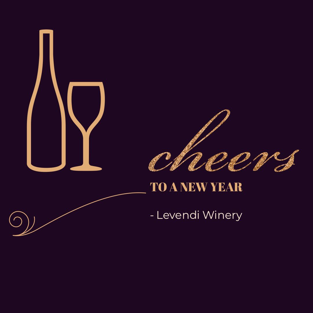 Happy New Year! 

 #NewYears2019 #HappyNewYears #levendiwinery #wine