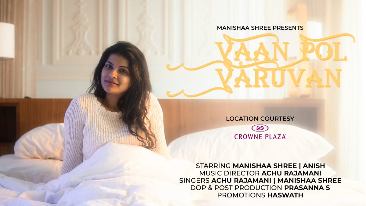 filmistreet's tweet photo. #biggbosstamil2  title winner @Riythvika Launched  #VaanPolVaruvan Album Song  Poster Starring @manishaa_shree ,&amp; #Anish  Music By @achurajamani Singer #Manishaashree DOP @prasanna_cs Promotions @onlyhaswath #Pongal2019 Release #HappyNewYear2019 @saravananpro https://t.co/nevfnV0ONV