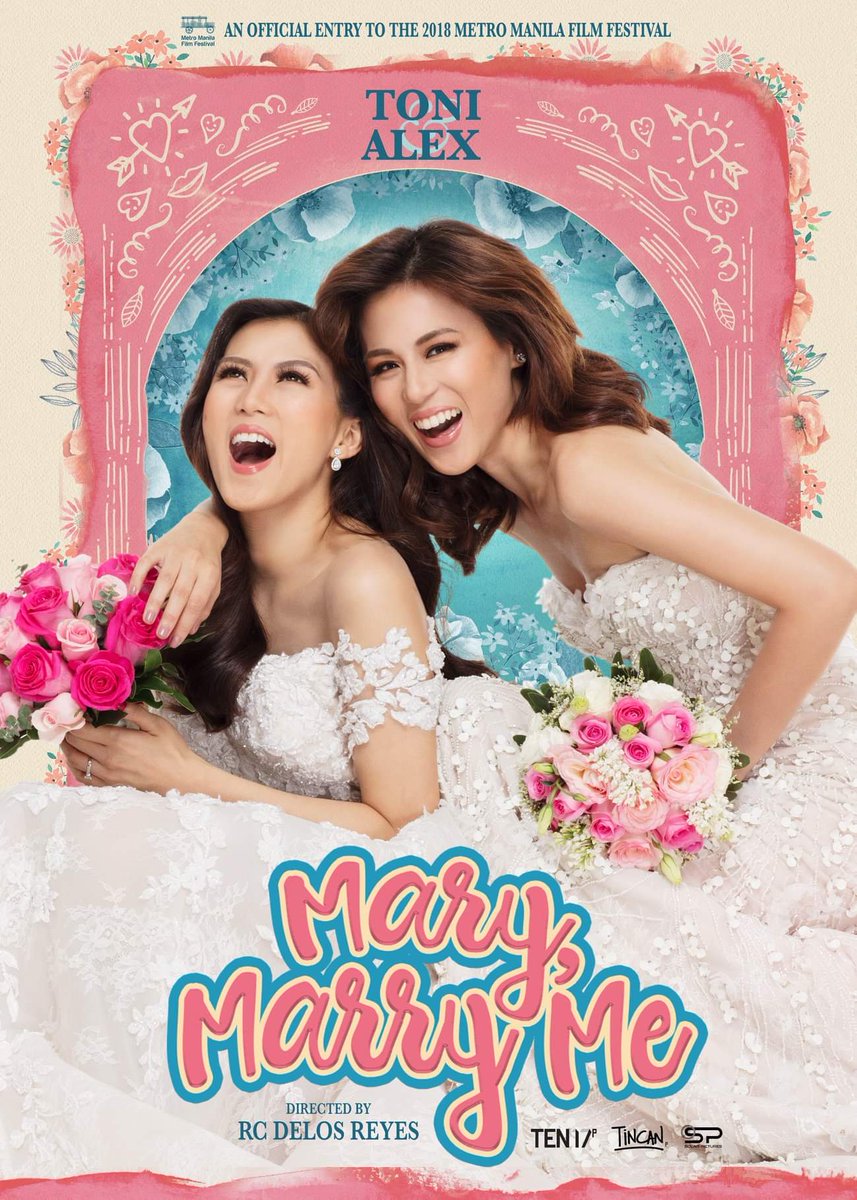 Anong #mustwatch ngayong New Year?
Handog ng TINCANp at TEN17p ang dream-come-true motion picture ng Silverscreen Sissums - Toni and Alex Gonzaga!
With Sam Milby, Moi Bien, Melai Cantiveros at Bayani Agbayani
#marymarrymeday8 #mustwatchmarymarryme