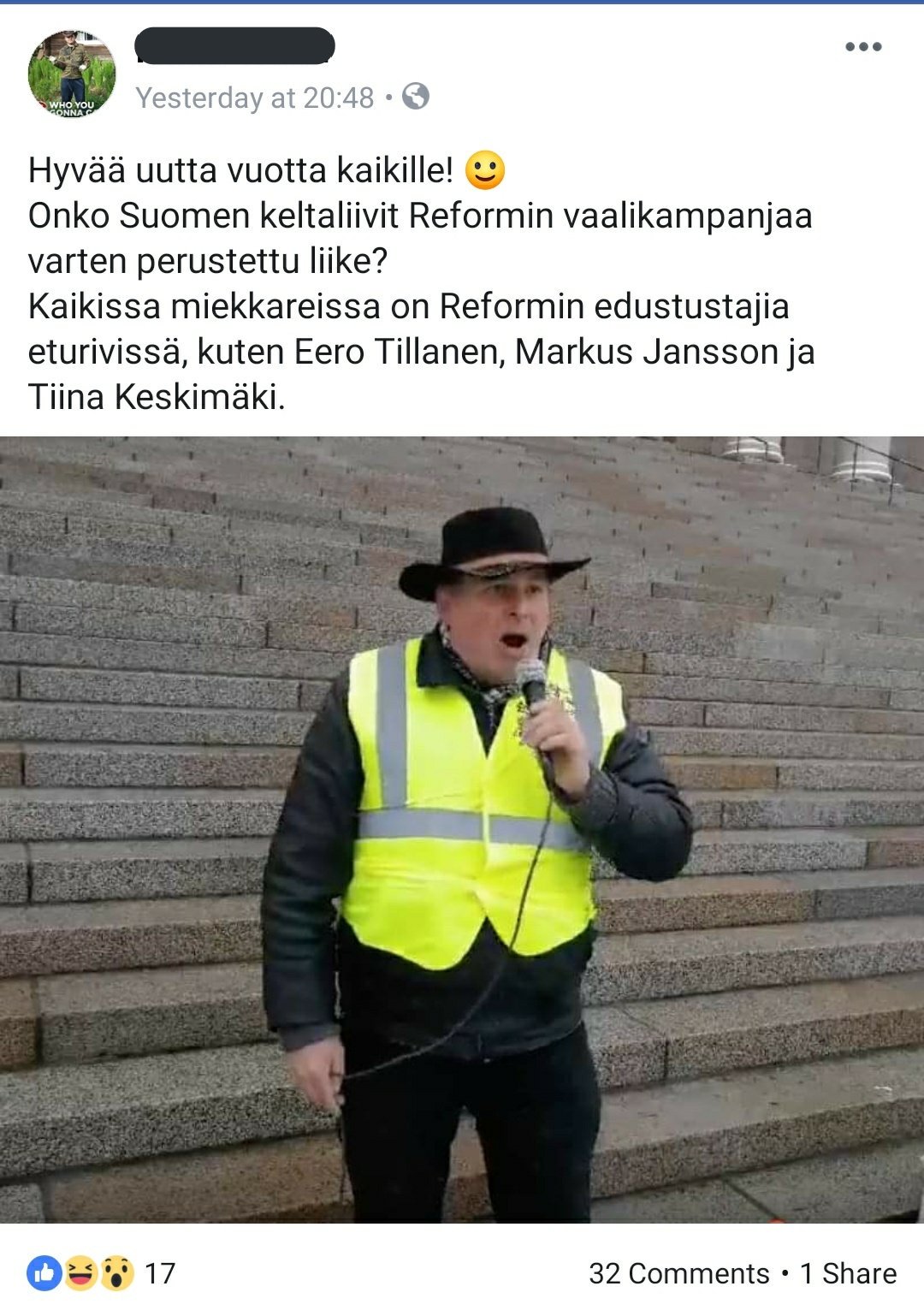 Dmitry Gurbanov on Twitter: "Suomen Keltaliivit jatkaa vieläkin, mutta ...