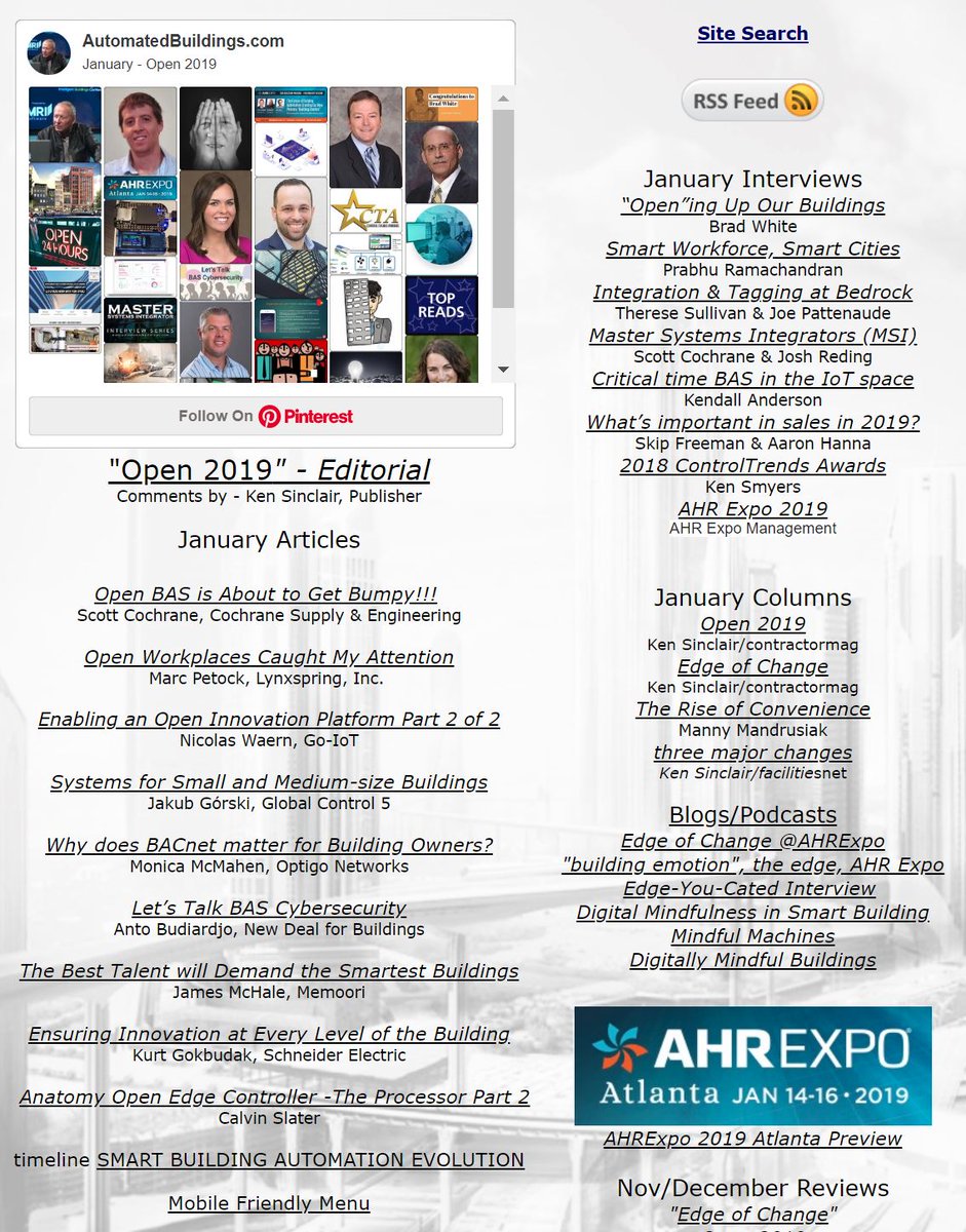 Ken_Sinclair's tweet photo. Happy Open 2019 January issue online https://t.co/RuTiSJEode      #RUIOTREADY @ahrexpo 
"Open 2019" is mostly about opening our minds to the Edge of Change that is upon us.
https://t.co/az63ygkasJ
@CochraneSupply https://t.co/V2viTpxETL @digitalmindful  
https://t.co/cTjJx3NRFj https://t.co/M70Xvo7oYt