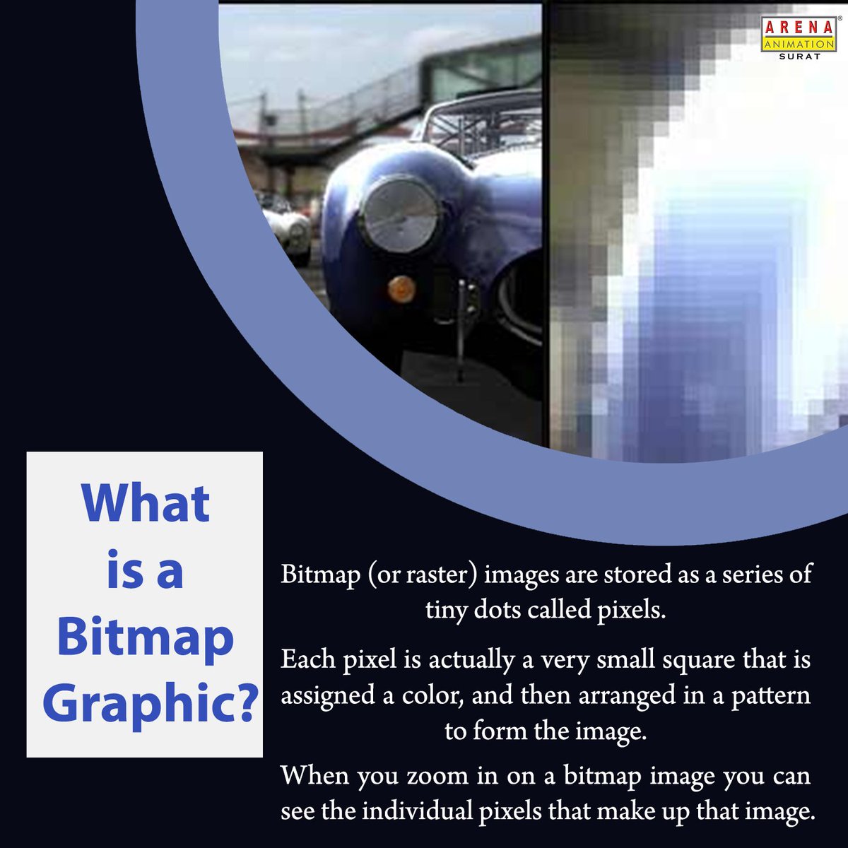 arena_adajan's tweet photo. What is a Bitmap Graphic?
https://t.co/Zi9lJ2Eybh     
#Arenacitylight #ArenaPal #bitmapgraphics #bitmap #rasterimage https://t.co/MGxOjnrZ9L