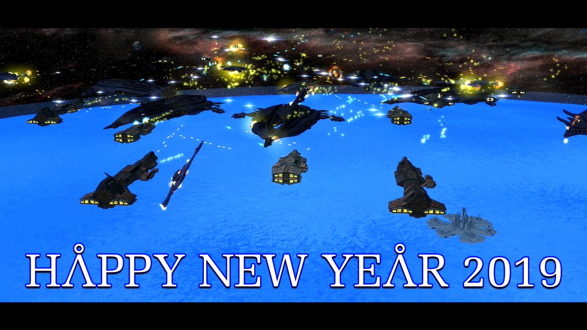 StargateEaW's tweet image. Happy new year 2019 from the Stargate Modding Group!