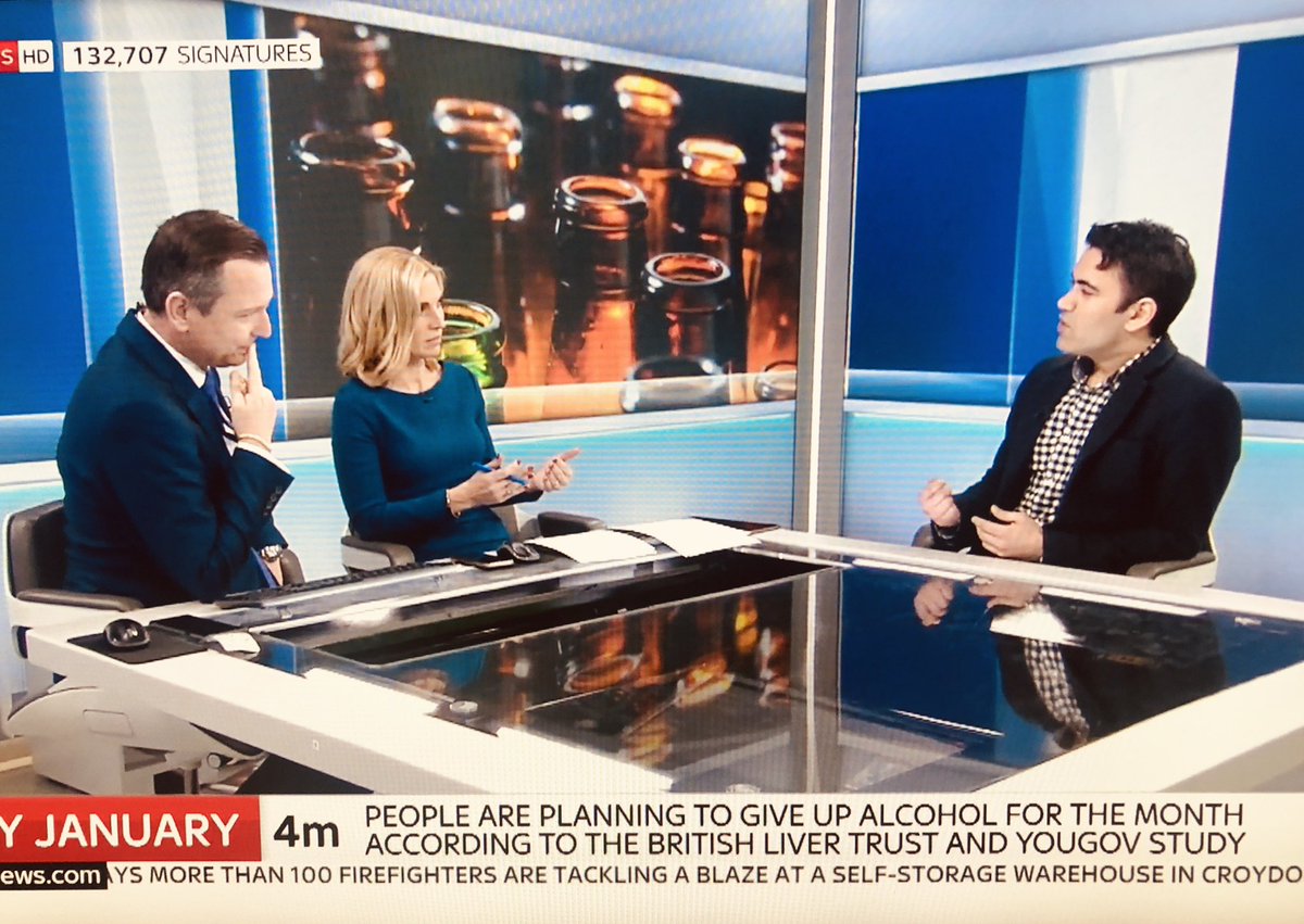drgautammehta's tweet photo. Great way to start the NY.. discussion on @skynews about #dryjanuary #alcohol and #liver disease. Giving up for a month has many health benefits! -> https://t.co/wm0eTaHRbe https://t.co/b89CPOAknr
