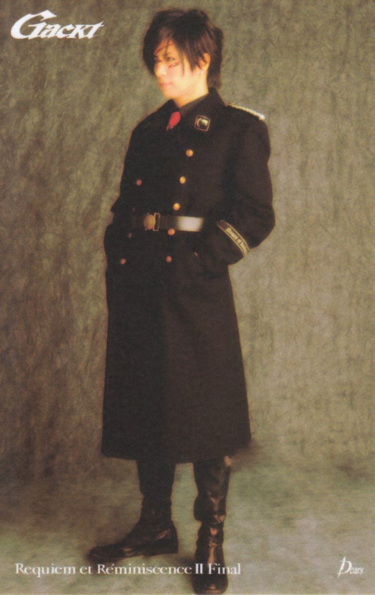 清水さん Na Twitteru 親衛隊風の改造軍服に袖を通すgackt氏 ここまで黒服を美しく着こなす日本人は彼か櫻井敦司くらいではないでしょうか 美しい 清水さん Na Twitteru 親衛隊風の改造軍服に袖を通すgackt氏 ここまで黒服を美しく着こなす日本人は彼か櫻井敦司くらいではないでしょうか 美しい