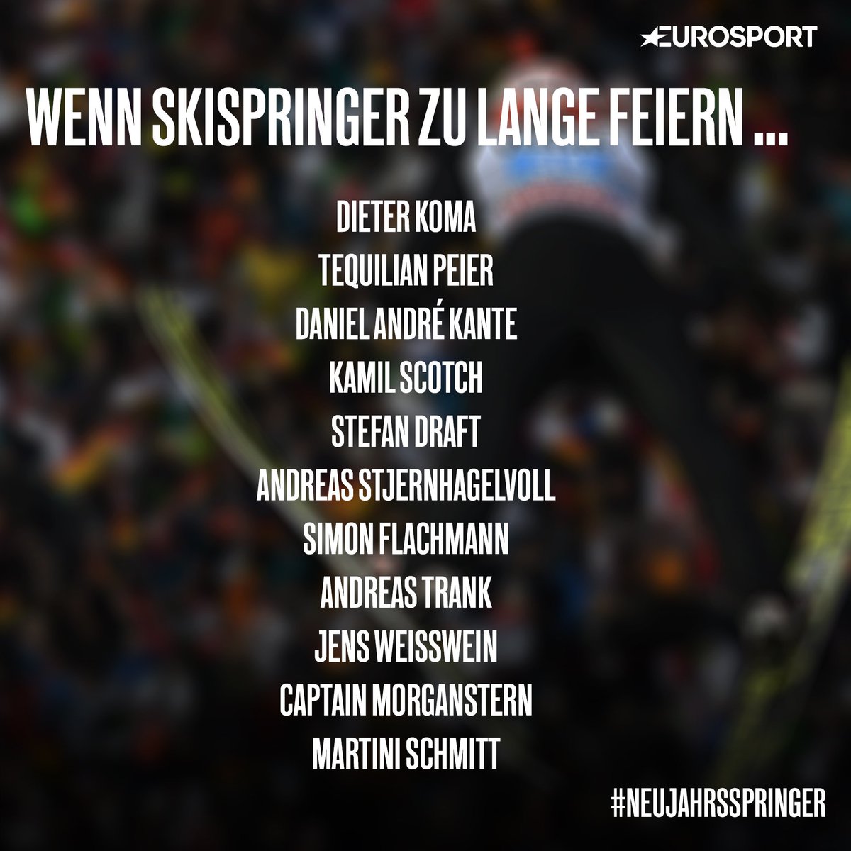 🥂🎇🍾💥🚀🎆🎊🙈 #Neujahrsspringer