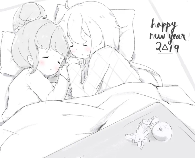 あけましておめでとうございます!!
Happy New Year~! Lets do our best to have a great and comfy 2019

#ゆるキャン 