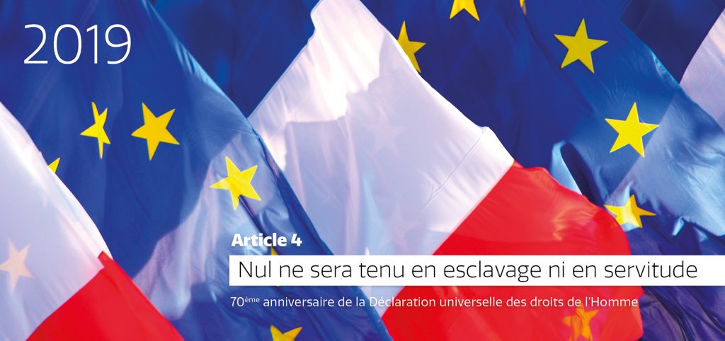 Quoi de neuf en 2019 ? "Nul ne sera tenu en esclavage ni en servitude" Art 4 #DUDH 🇫🇷🇪🇺🌎⤵️Retrouvez notre lettre de Voeux pour la bonne #Année facebook.com/11585444520260… <a href="/Espritcivique/">Esprit Civique</a> @Departement54 <a href="/regiongrandest/">Région Grand Est</a> <a href="/j_jaures/">Fondation Jean-Jaurès</a>