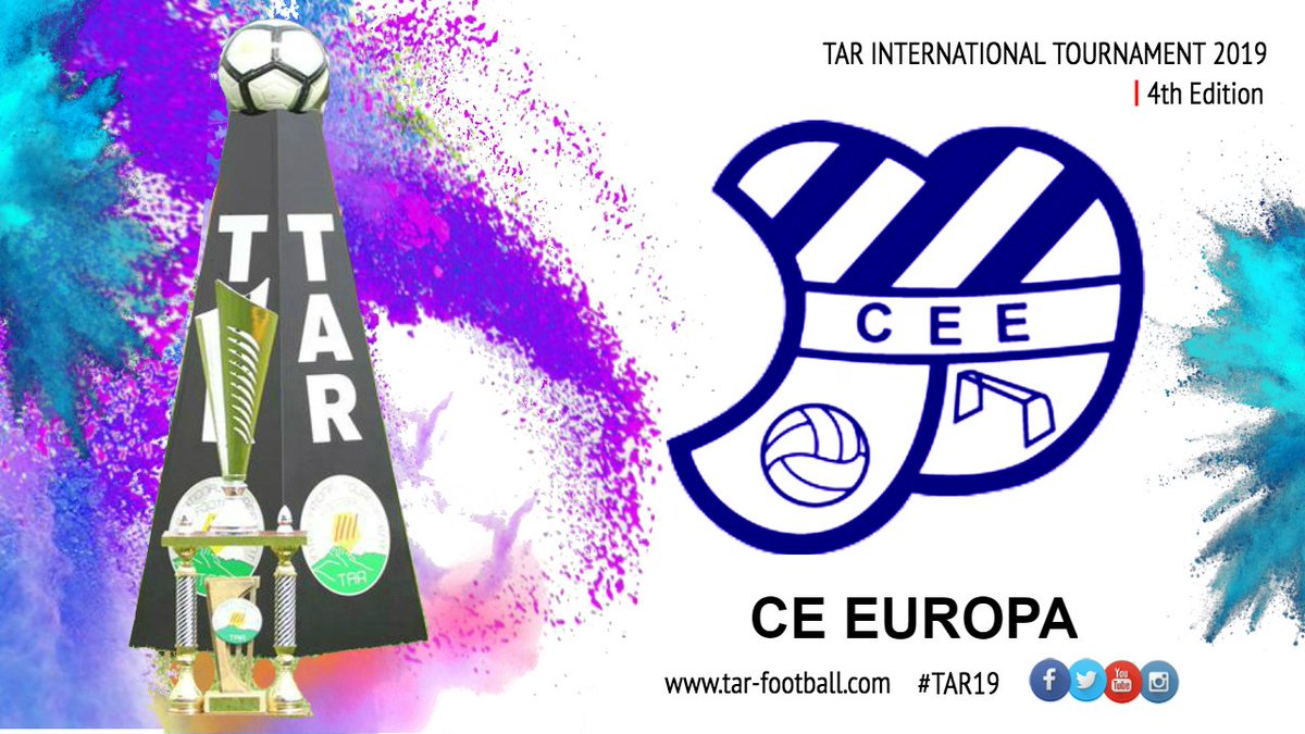 TARfootball_'s tweet photo. CONFIRMED TEAM | @CEEuropa
➡️ L'històric del futbol català participarà per primera vegada al @Tar_Fut.
➡️ El histórico del fútbol catalan participará por primera vez al TAR.
➡️ The historical team from Catalonia will join TAR for the first time.
#TAR19 #Base #PromisesU11 https://t.co/ehUemfnftD