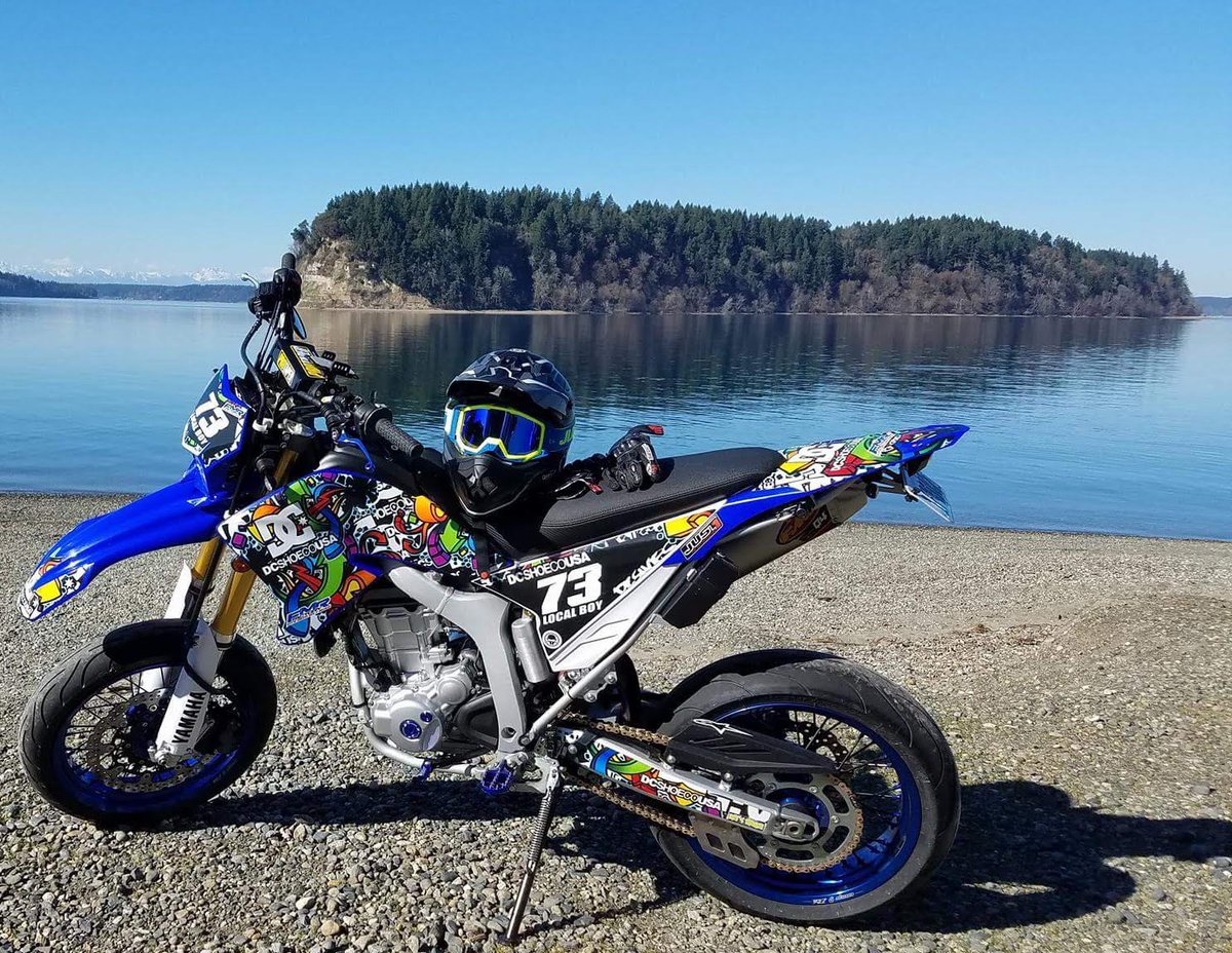 kwadjitsu's tweet image. #supermoto #wr250r #motorcycle