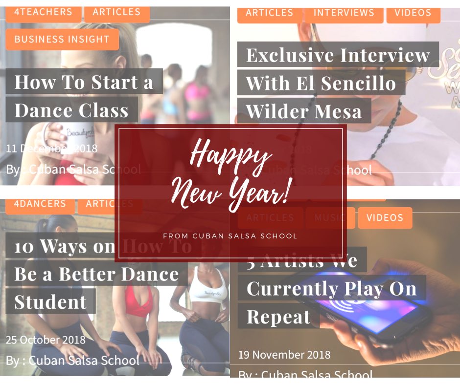 CubanSchool's tweet image. Feliz Año Nuevo a todos! Check out our website to see what we’re up to in 2019 🤗 cubansalsaschool.com