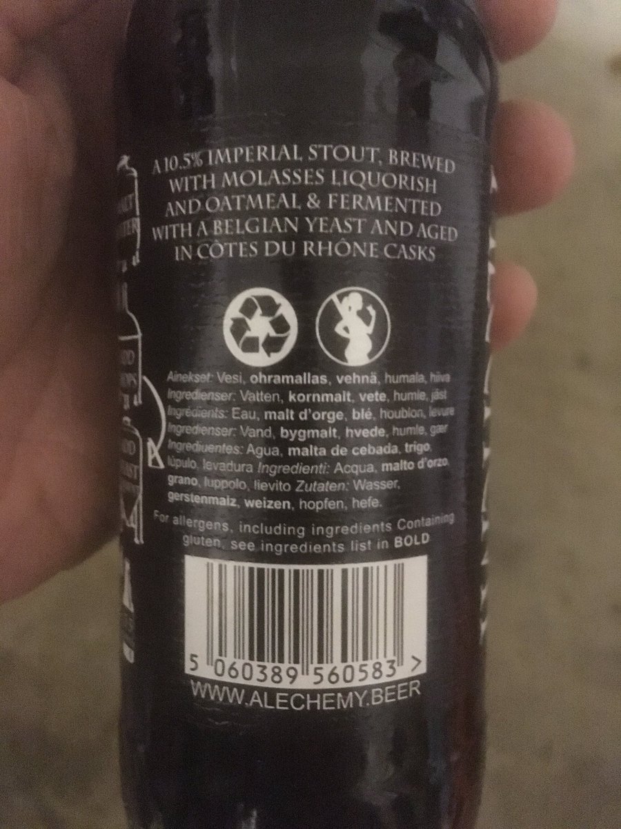 s77tux's tweet photo. #BringOutTheImp
โImpโs sleepinโ.โ
โThen I guess you better go wake him up!โ
@AlechemyBrewCo (10.5% ABV / 330ml) Imperial Stout https://t.co/ugCeVCYUpq