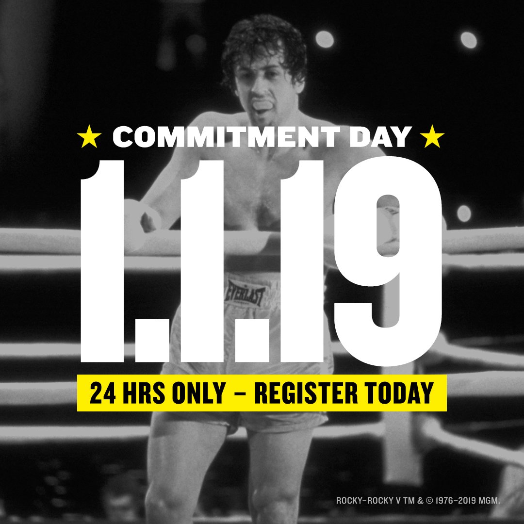 runmfg's tweet photo. @rockybalboarun Commitment Day is here. Are you ready to go the distance? #runmfg #runsmadehere #rockyrun https://t.co/zuXI38c2MO